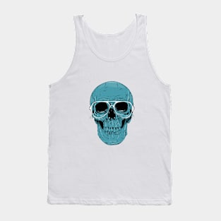 Blue skull II Tank Top